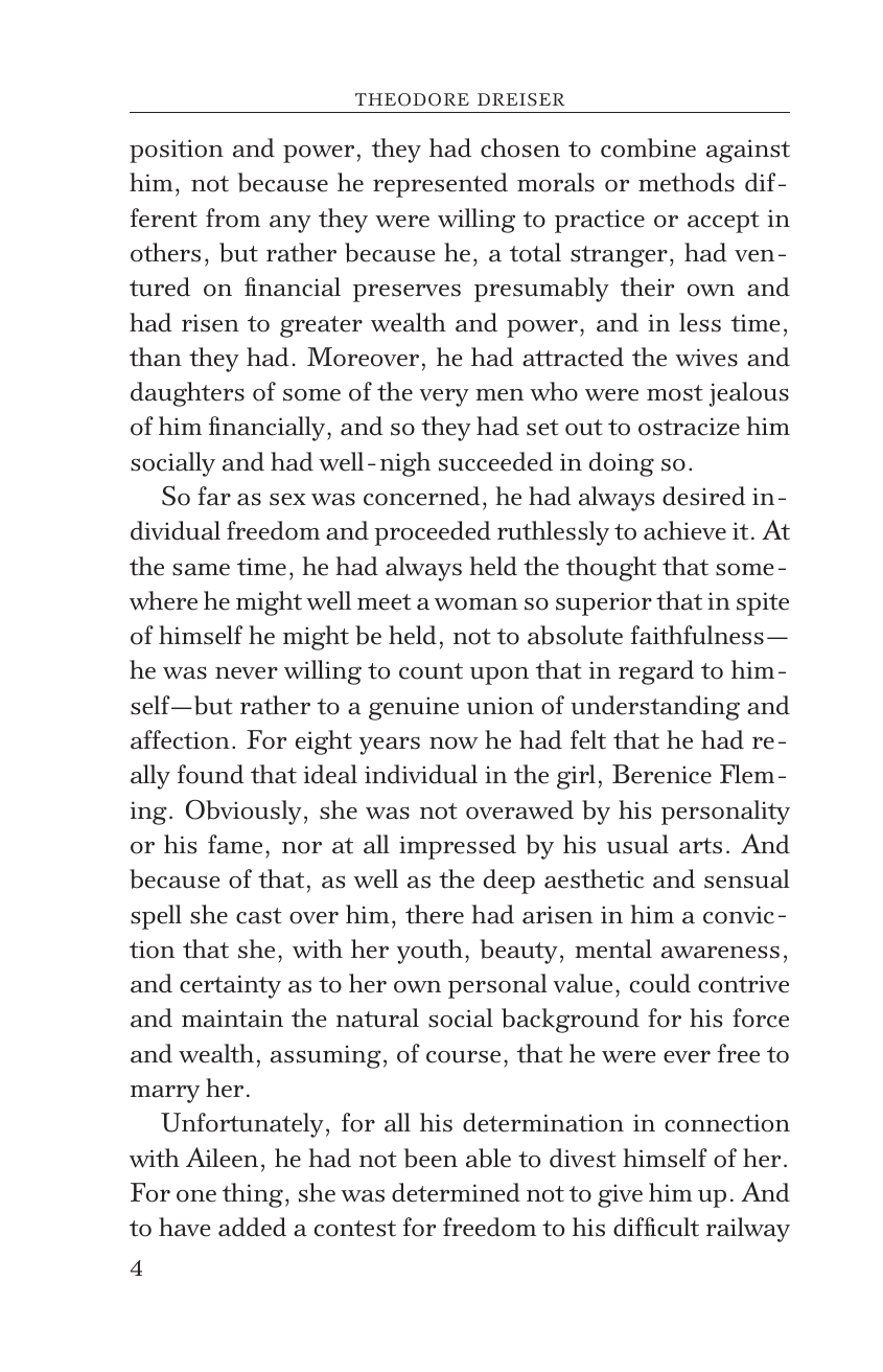 Драйзер Теодор The Stoic - страница 4