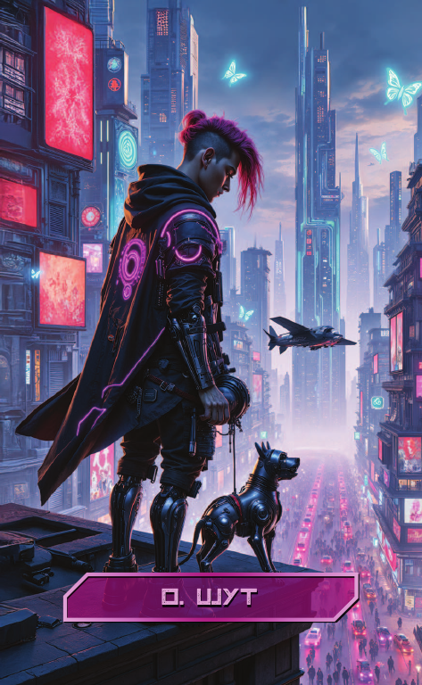 Гиберсон Уилл Кибертаро. 78 карт и книга по QR-коду - страница 1