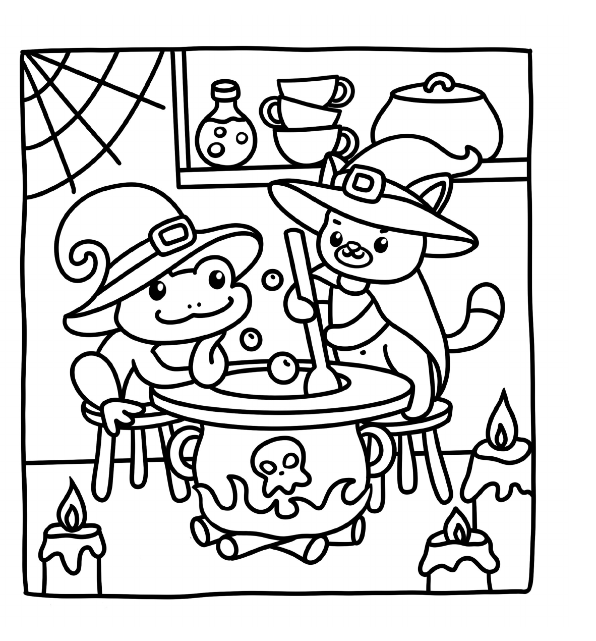  Сидим с бобром кофе пьем. Антистресс-раскраска - страница 2