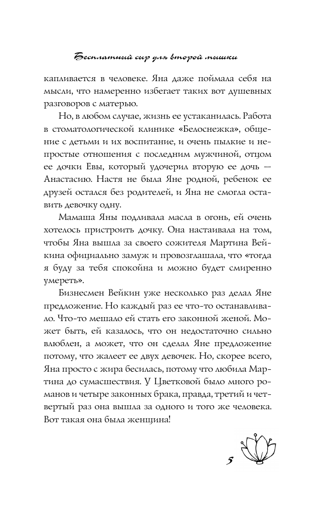 Луганцева Татьяна Игоревна Бесплатный сыр для второй мышки - страница 3