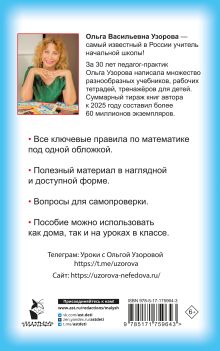 Правила математики для начальной школы. 1-4 классы