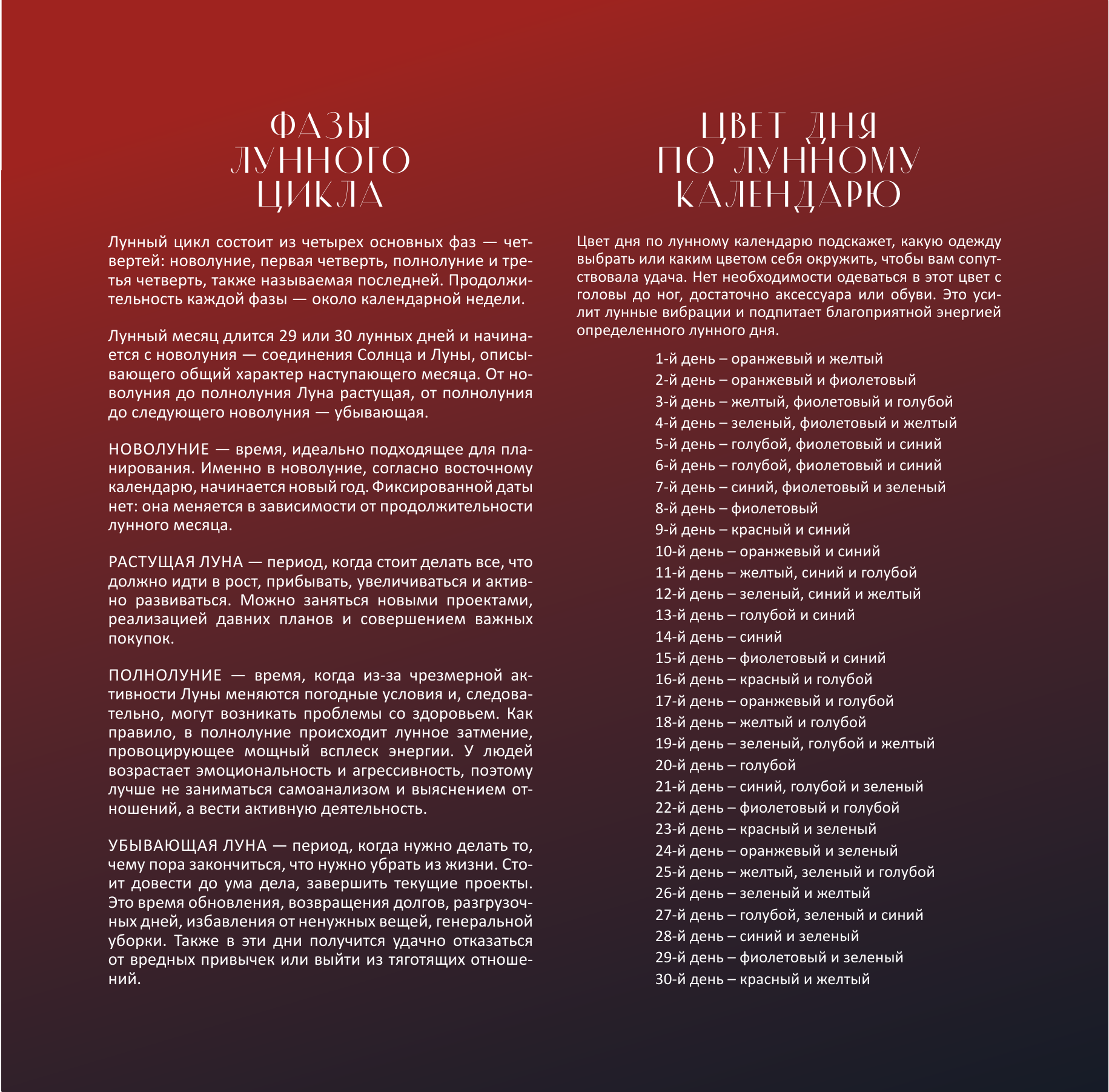  Лунный календарь на 2026 год (настенный) - страница 2