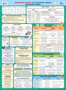 Большой плакат по русскому языку. Начальный уровень