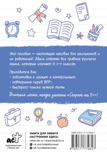 Шпаргалки по русскому языку. Начальная школа