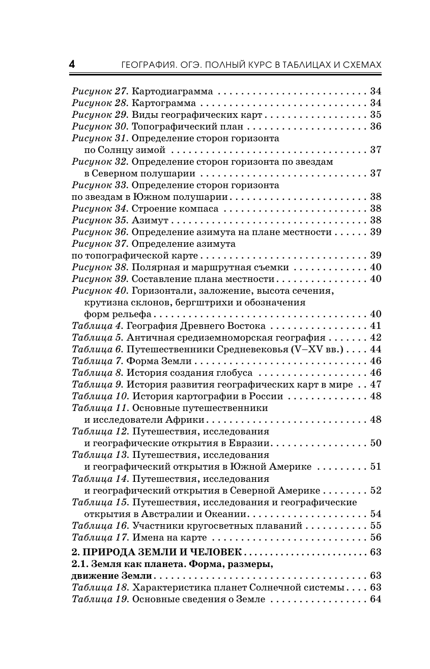 Соловьева Юлия Алексеевна, Эртель Анна Борисовна ОГЭ. География. Полный курс в таблицах и схемах для подготовки к ОГЭ - страница 4