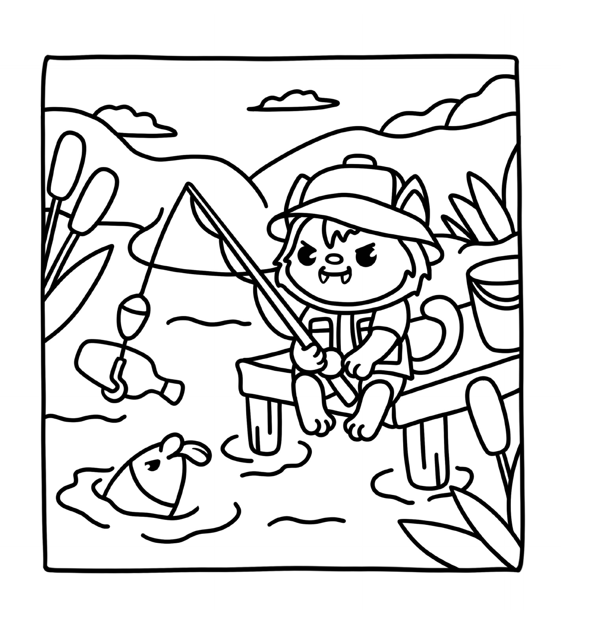  Раскраска для мамкиных модников в стиле лабубу - страница 4