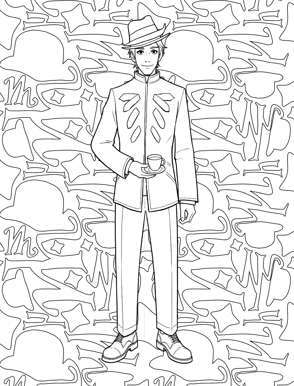  Алиса в Стране чудес. Раскраска (розовая) - страница 2