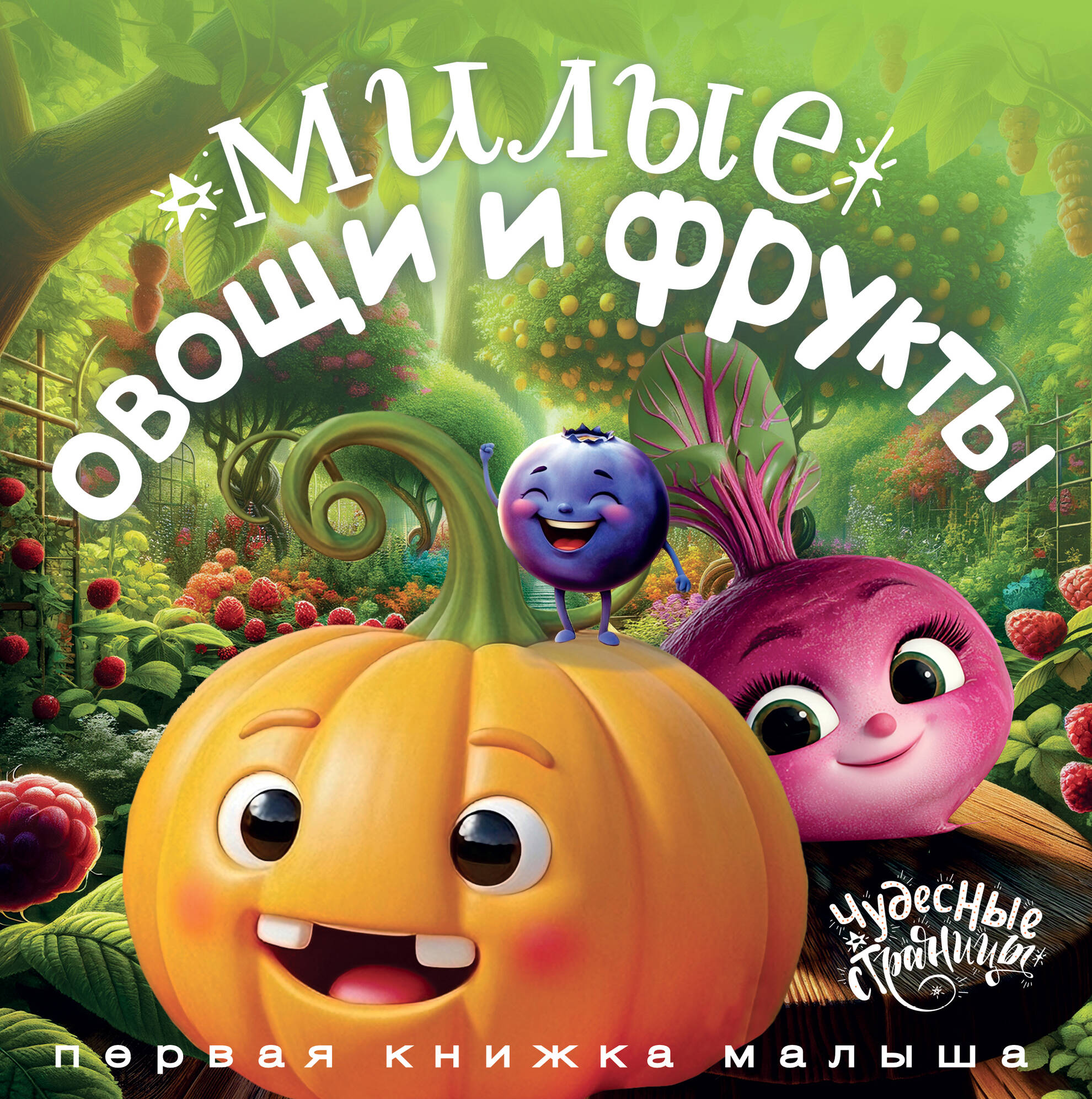  Милые овощи и фрукты. Первая книжка малыша - страница 0