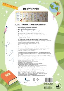 Русский язык для детей. 1-4 классы. 10 плакатов в папке