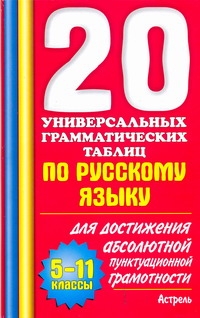 20 универсальных грамматических таблиц по русскому языку. 5-11 классы