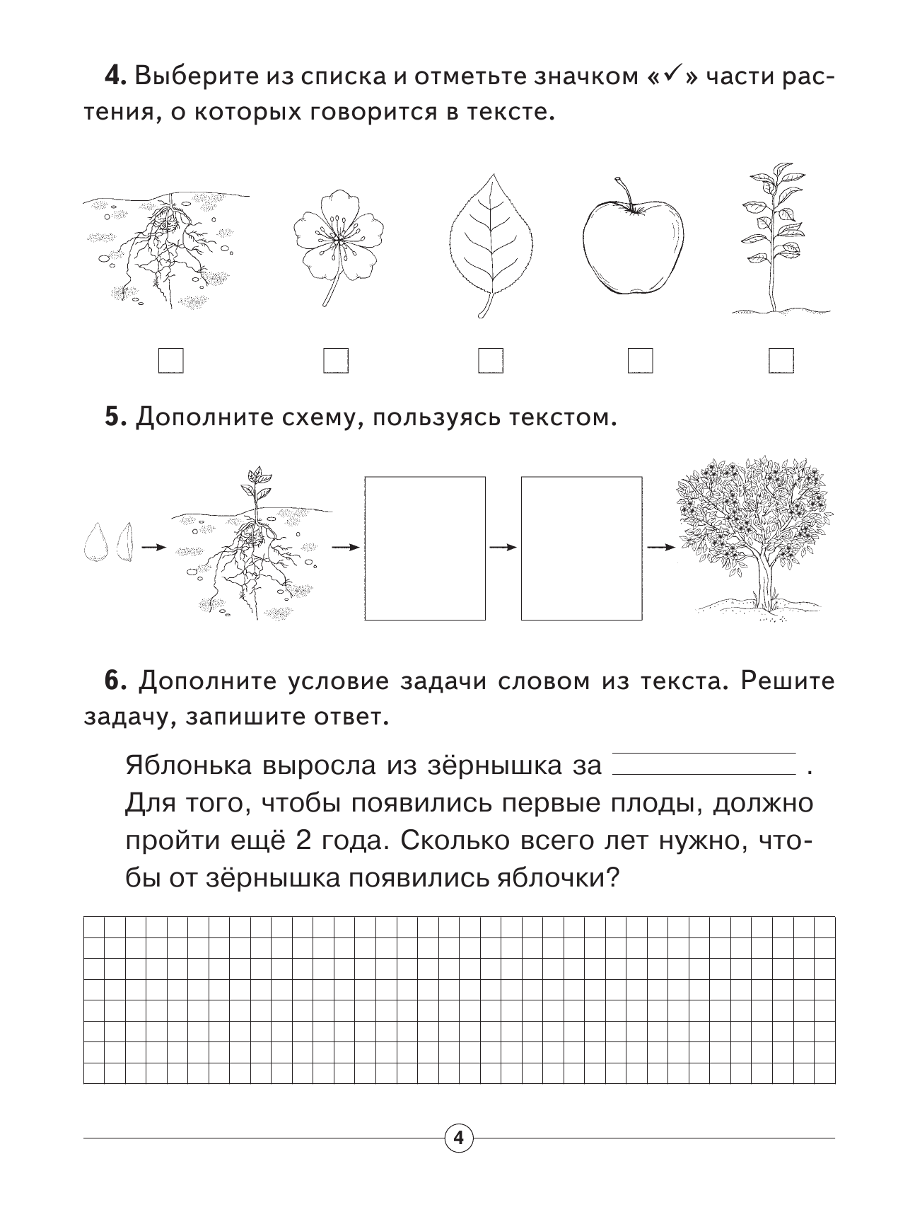 Нянковская Наталья Николаевна Итоговые комплексные работы в начальной школе. 2 класс - страница 4