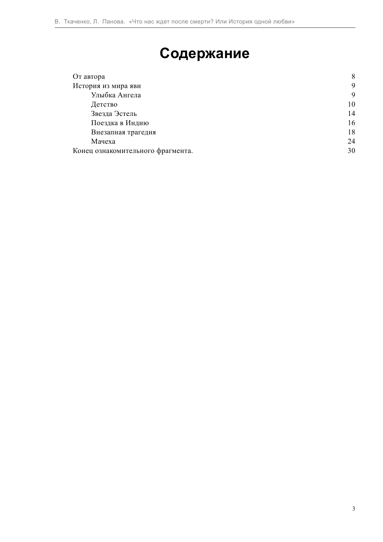 Панова Любовь  Что нас ждет после смерти? или История одной любви - страница 3